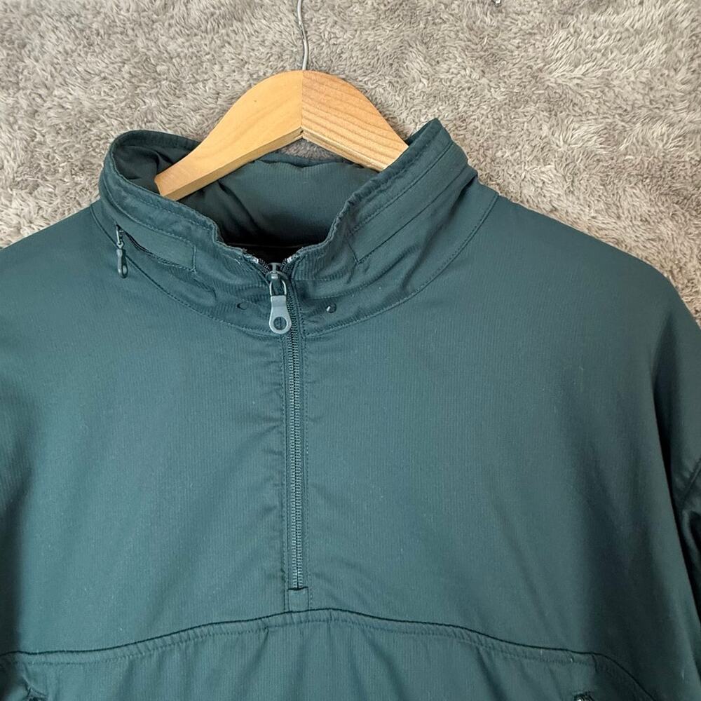 Girlfriend Collective Green Hummingbird 1/2 Zip Windbreaker Jacket Hoodie XL - Picture 7 of 15